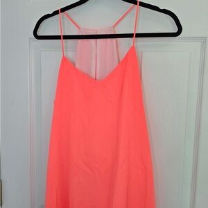 Neon Pink Spaghetti Strap Top